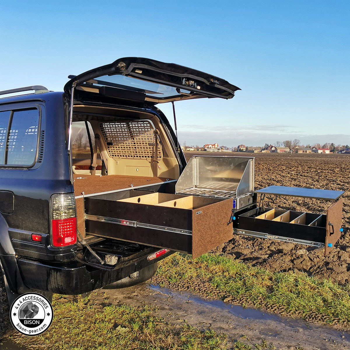 Roof Shelf - LCj80/LX450/Patrol Y60-11-Bison Gear