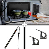 SET: Drop-Down Tailgate Table (Bronco 6G) + STORK Small + FitRub 32-45 mm (2-pack)-1-Bison Gear