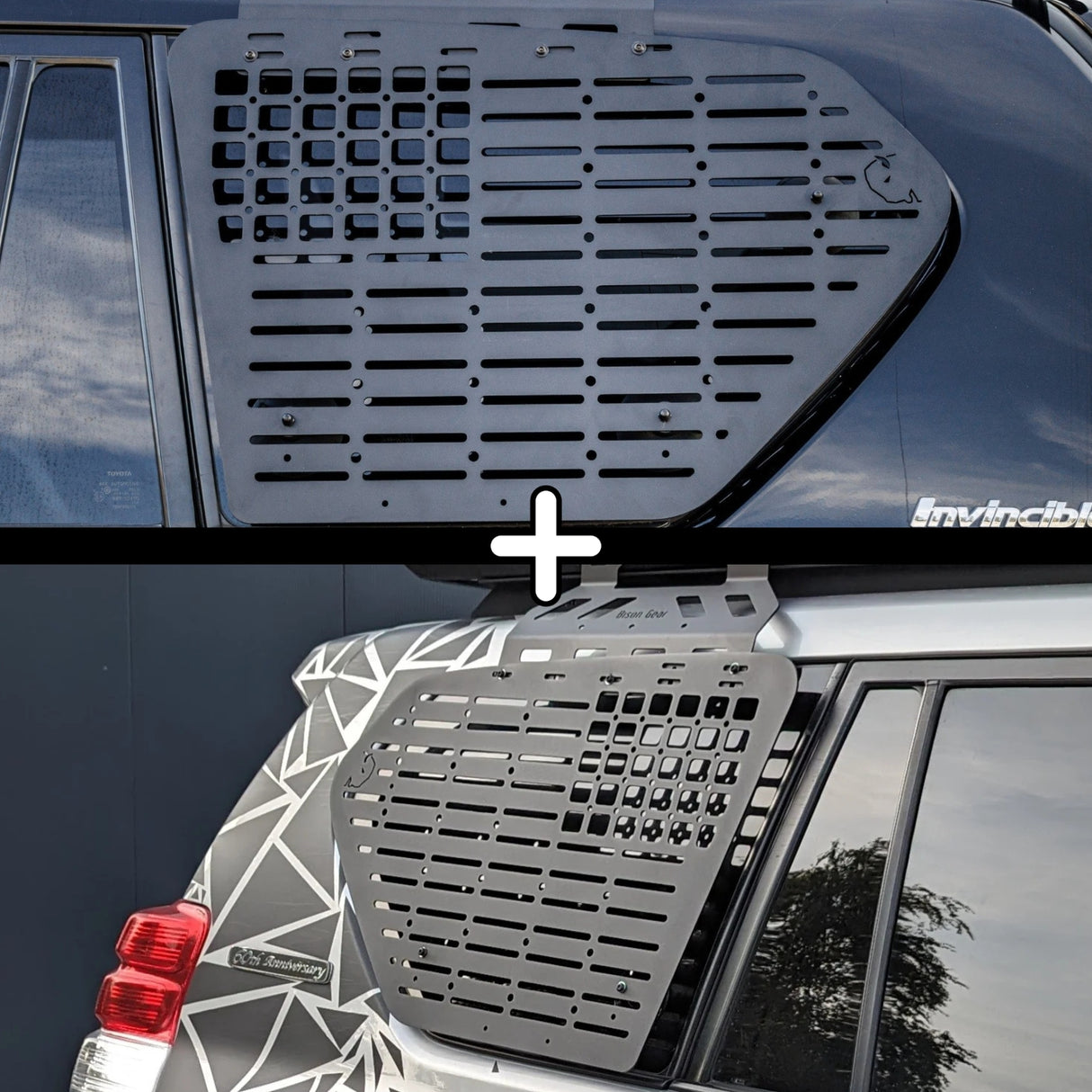 SET: External MOLLE Panel (Left + Right) - LC150/GX460-1-Bison Gear