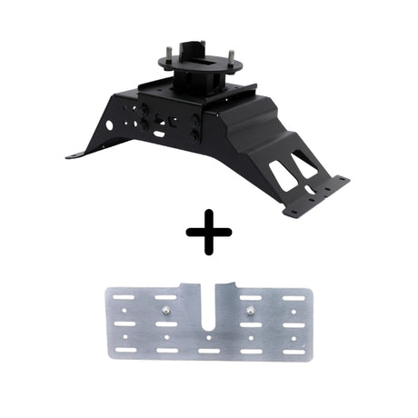 SET: License Plate Bracket (EU only) + Tire Carrier - LC120/GX470-1-Bison Gear