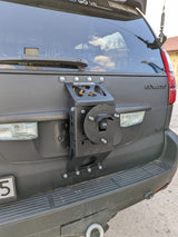 SET: License Plate Bracket (EU only) + Tire Carrier - LC120/GX470-4-Bison Gear