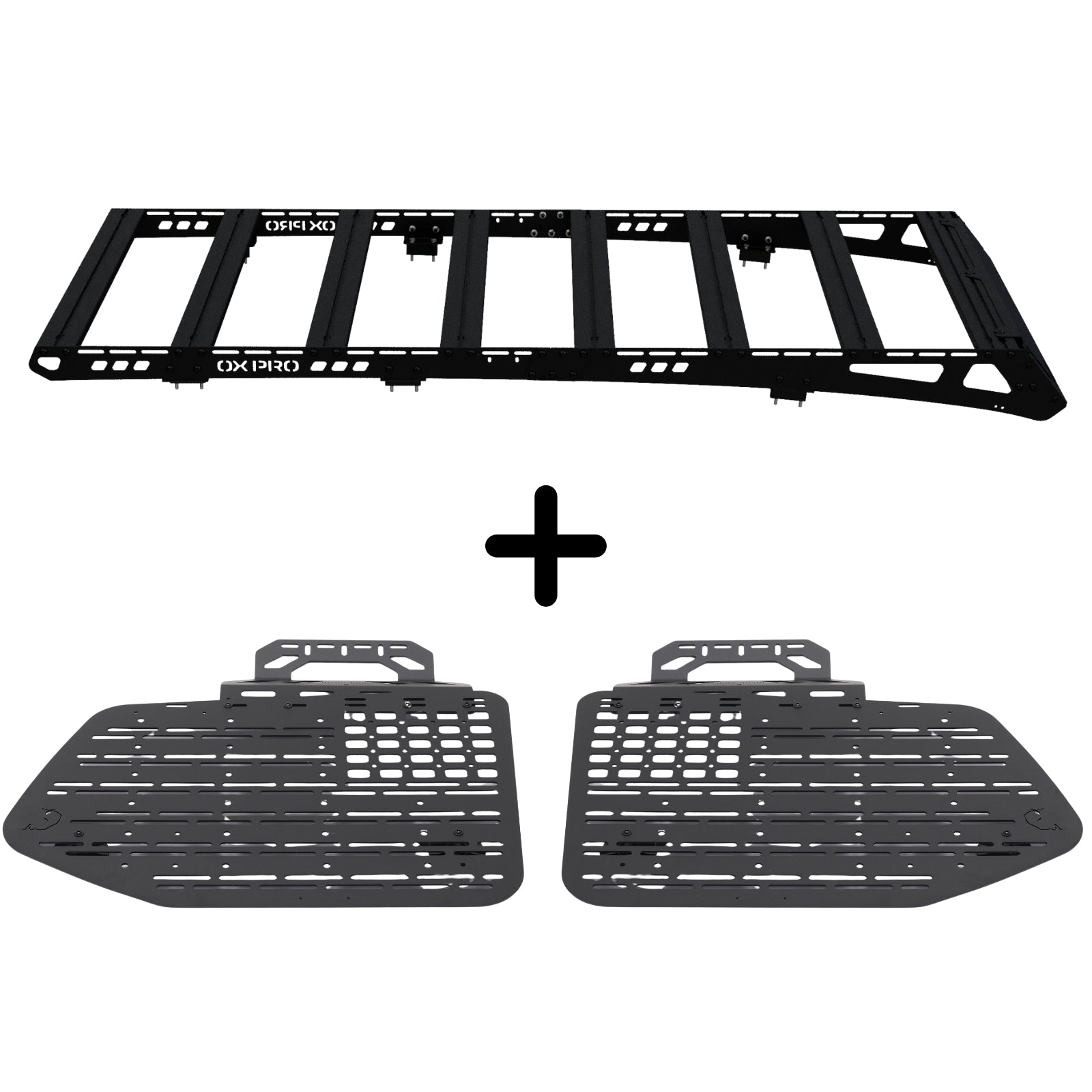 oarine タンコン SET: OX PRO Roof Rack + 2 MOLLE Panels (Left + Right) - LC120