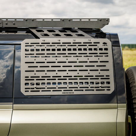 SET: OX PRO Roof Rack + 2x MOLLE Panels - Defender L663 (110)-3-Bison Gear