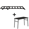 SET: OX PRO Roof Rack + Camping Table - Bronco 6G 4-Door-1-Bison Gear