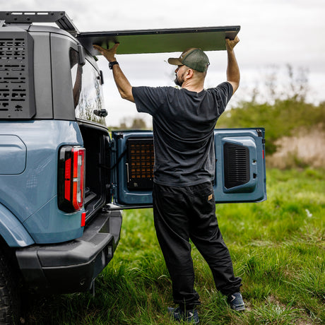 SET: OX PRO Roof Rack + Camping Table - Bronco 6G 4-Door-11-Bison Gear