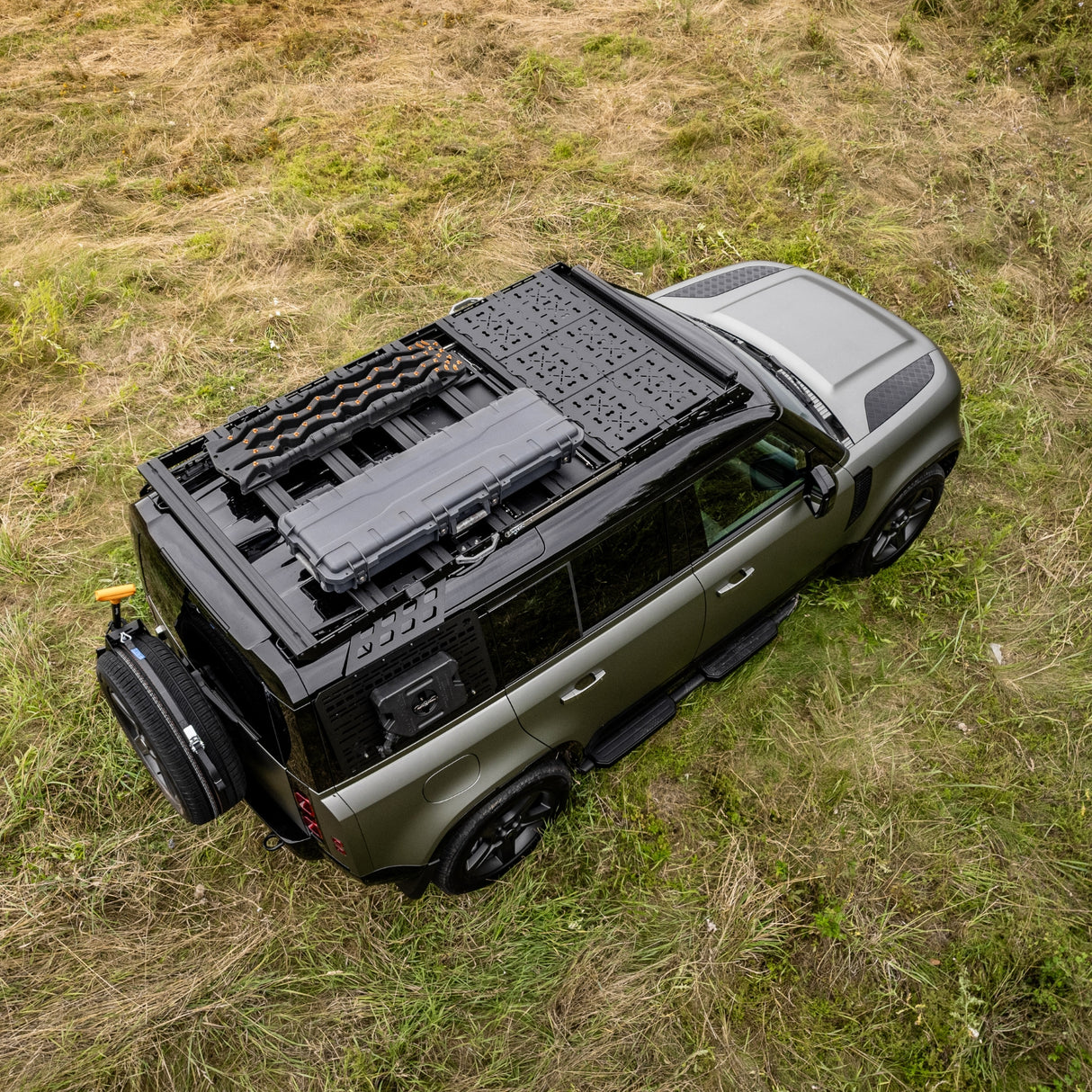 SET: OX PRO Roof Rack + Camping Table - Defender (L663) 110-10-Bison Gear