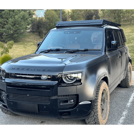 SET: OX PRO Roof Rack + Camping Table - Defender (L663) 110-6-Bison Gear