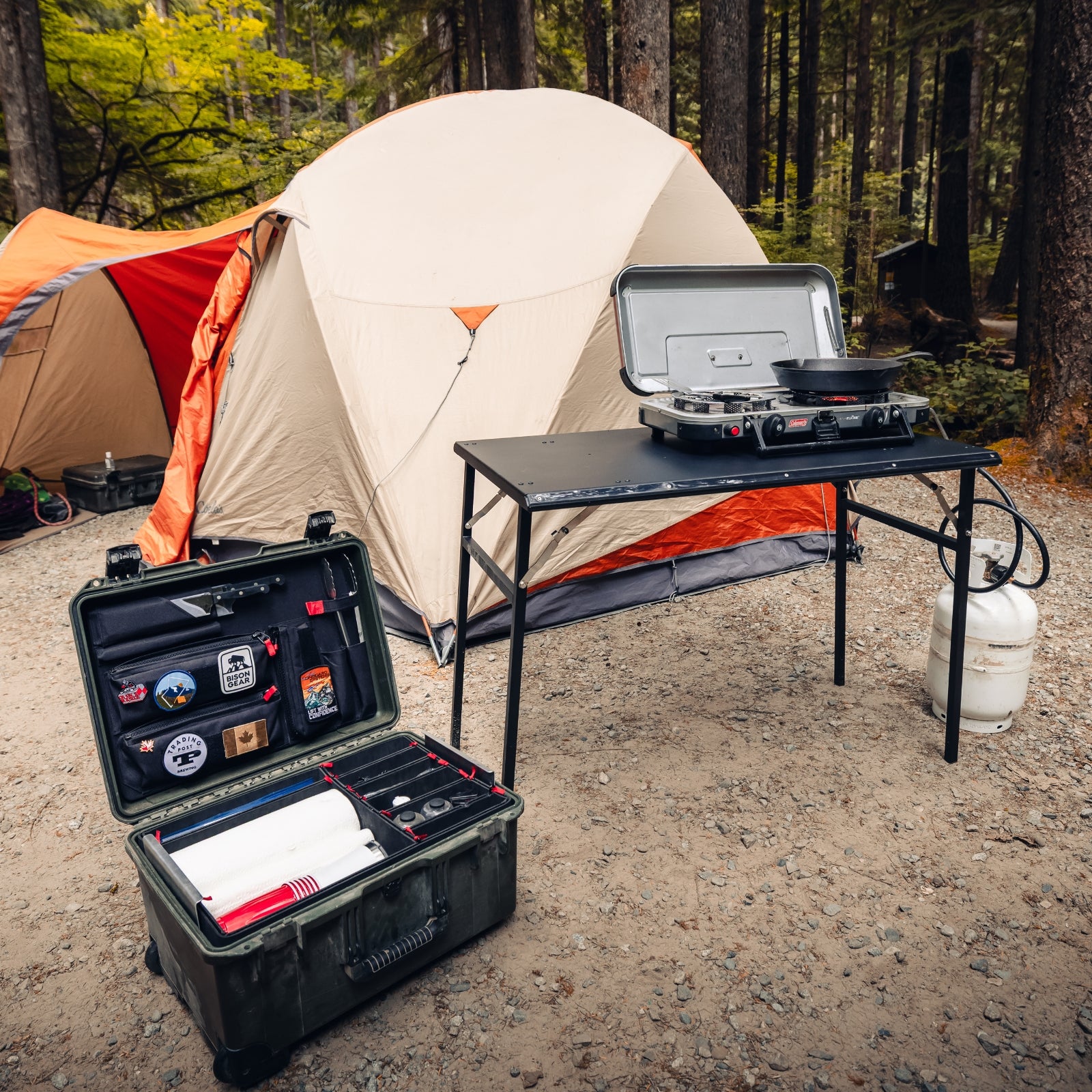 SET: OX PRO Roof Rack + Camping Table - FJ Cruiser – Bison Gear