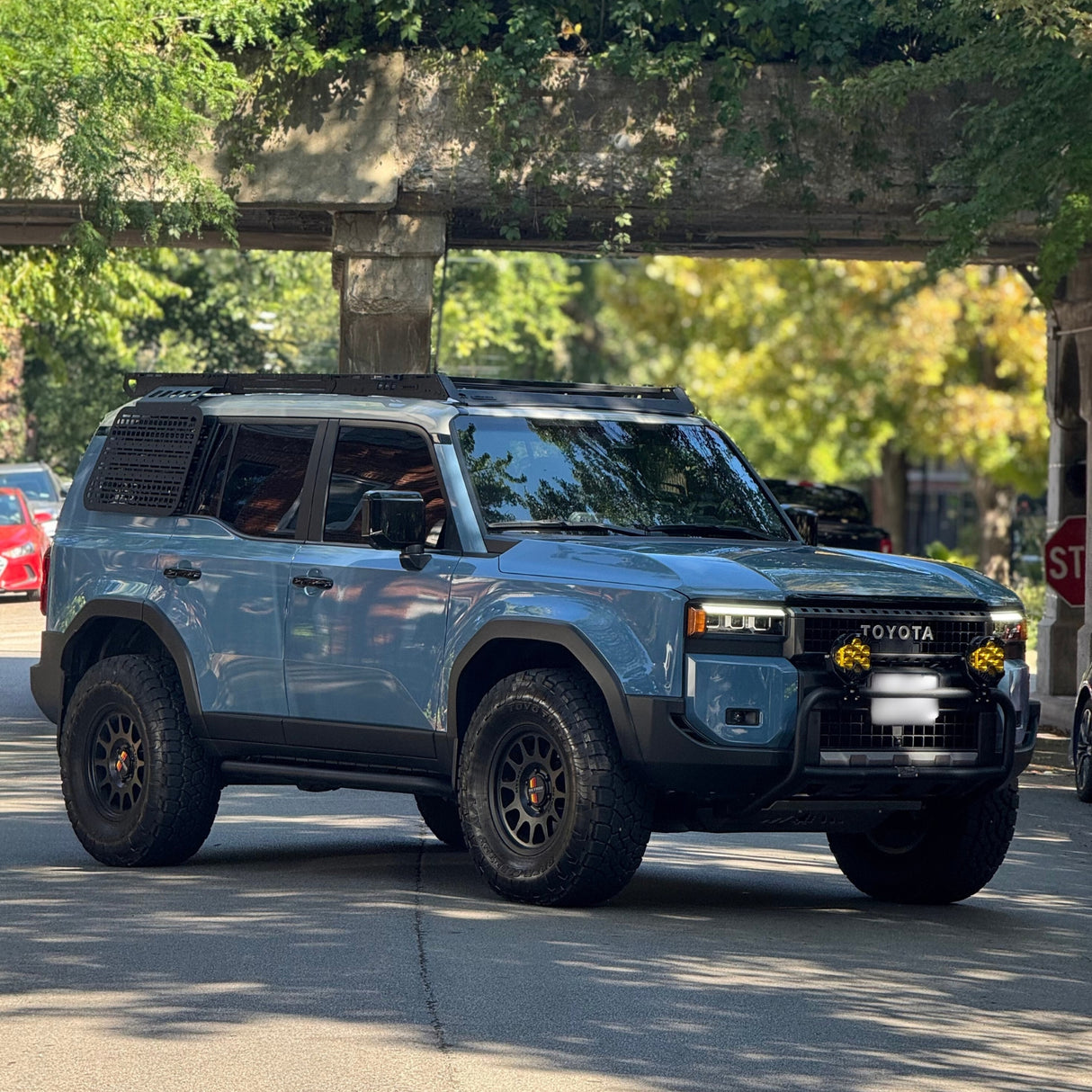 SET: OX PRO Roof Rack + Camping Table - LC250/GX550-7-Bison Gear