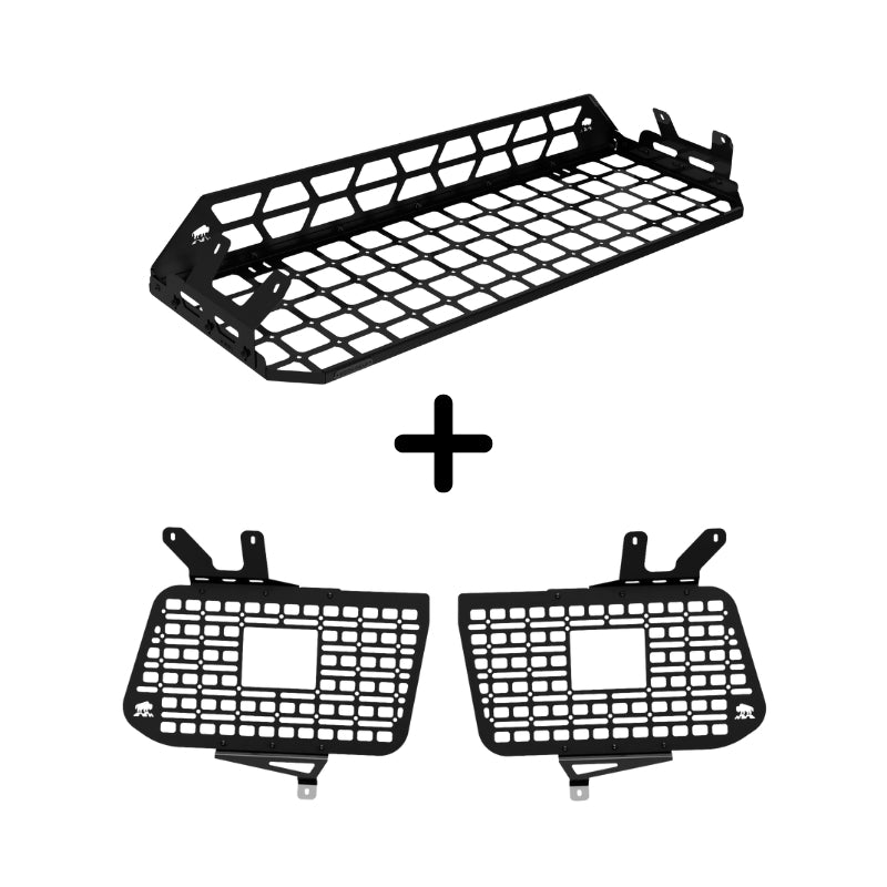 SET: Shelf + 2 Panels (Left + Right) - LC250/GX550 – Bison Gear