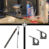 SET: Universal Drop-Down Tailgate Table + STORK Small + FitRub 32-45 mm (2-pack)-1-Bison Gear