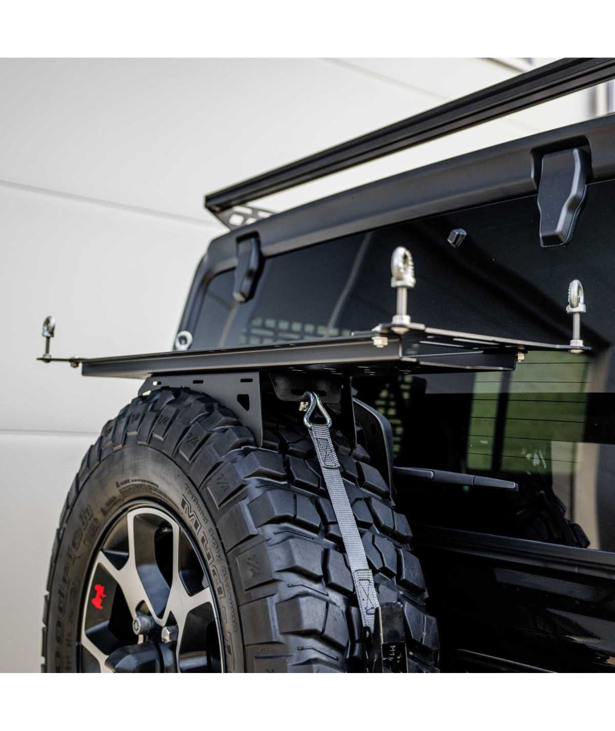 SET: Universal Wheel Mount with Strap and Traction Boards Bracket-9-Bison Gear