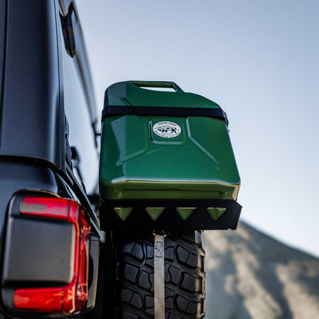 SET: Universal Wheel Mount with Strap and Jerry Can Mount-10-Bison Gear