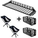 SET: Shelf + 2x YAK Chair + 2x YAK Chair Mount - 4Runner 6th Gen