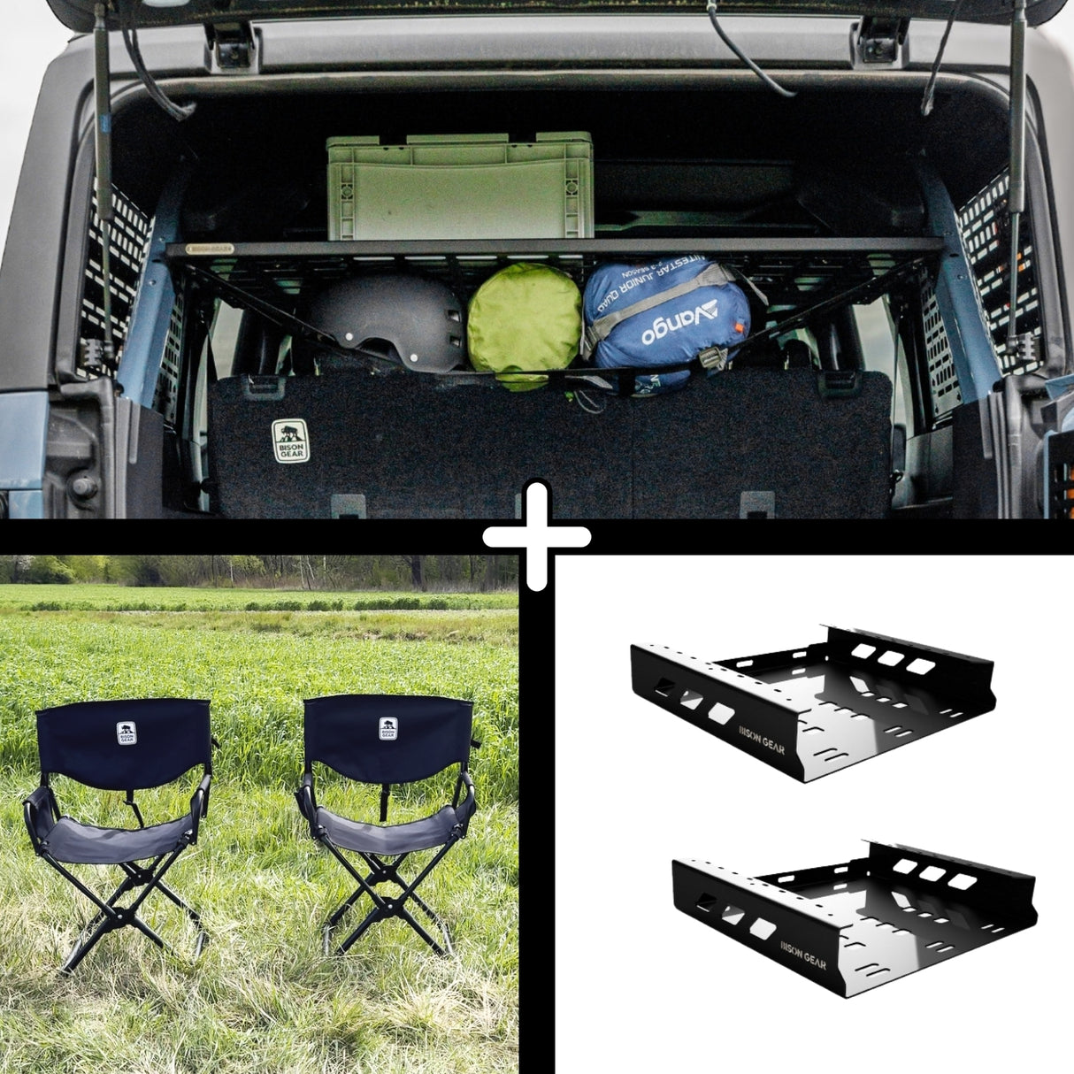 SET: Shelf + 2x ELK Chair + 2x Chair Storage - Bronco 6G 4-Door
