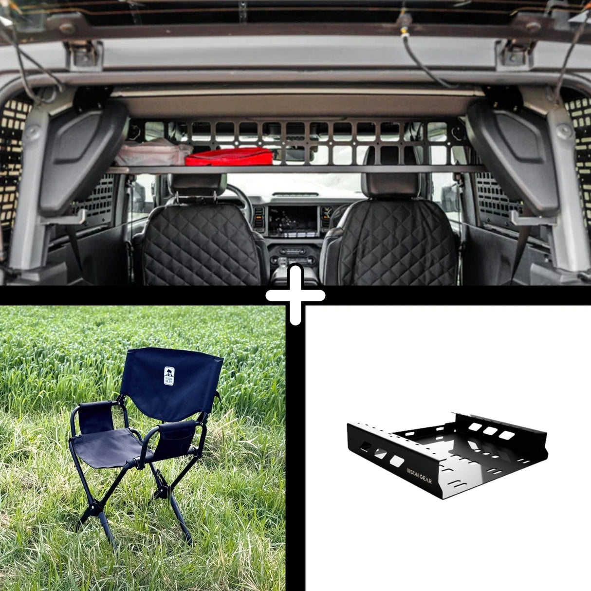 SET: Shelf + ELK Chair + Chair Storage - Bronco 6G 2-Door