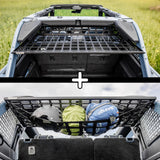 SET: Roof Shelf + Universal Net - Bronco 6G 4-Door