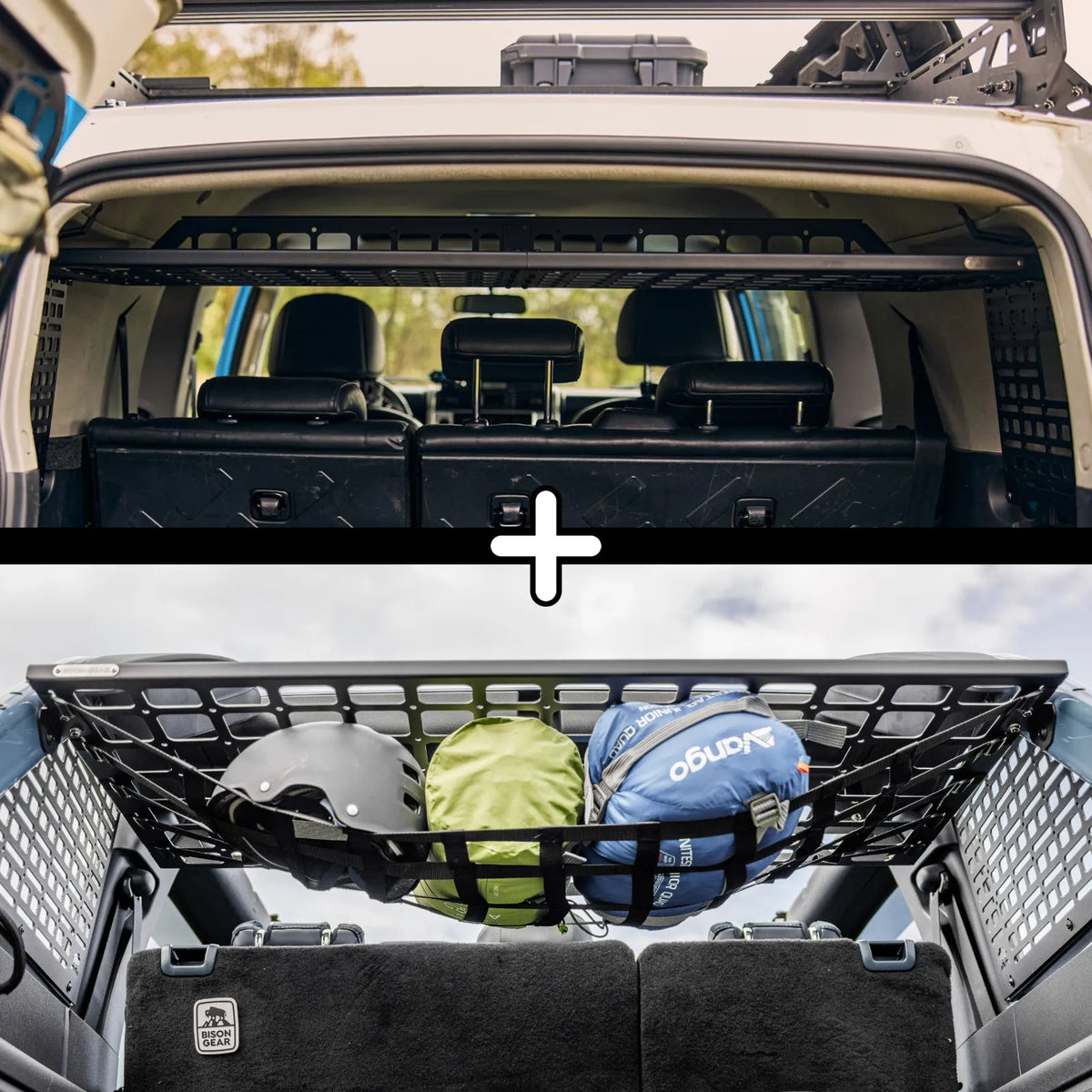 SET: Roof Shelf + Universal Net - FJ Cruiser