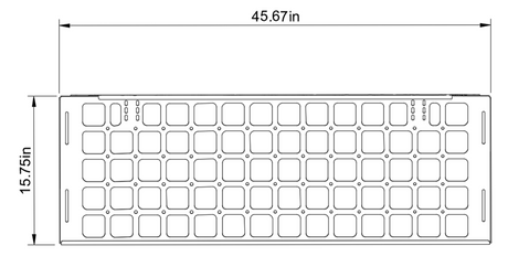 Shelf + 2 Panels (Left + Right) SET - 4Runner 5th Gen-6-Bison Gear