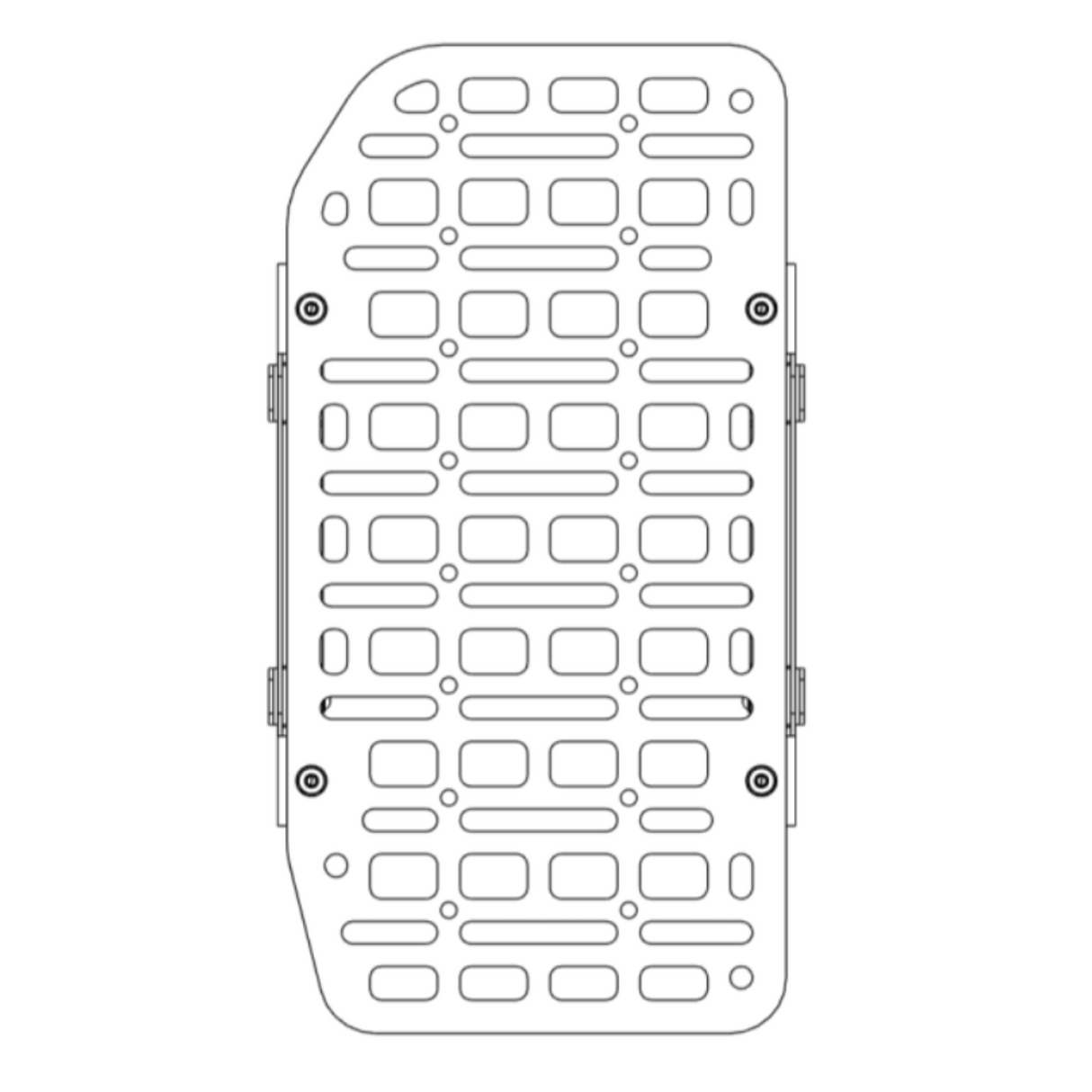 Small Door MOLLE Panel - Grenadier-5-Bison Gear