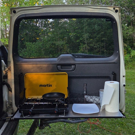 Drop - Down Tailgate Table - Lexus GX, TOYOTA FJ Cruiser, TOYOTA Land Cruiser Prado - Bison Gear
