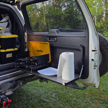 Drop - Down Tailgate Table - Lexus GX, TOYOTA FJ Cruiser, TOYOTA Land Cruiser Prado - Bison Gear