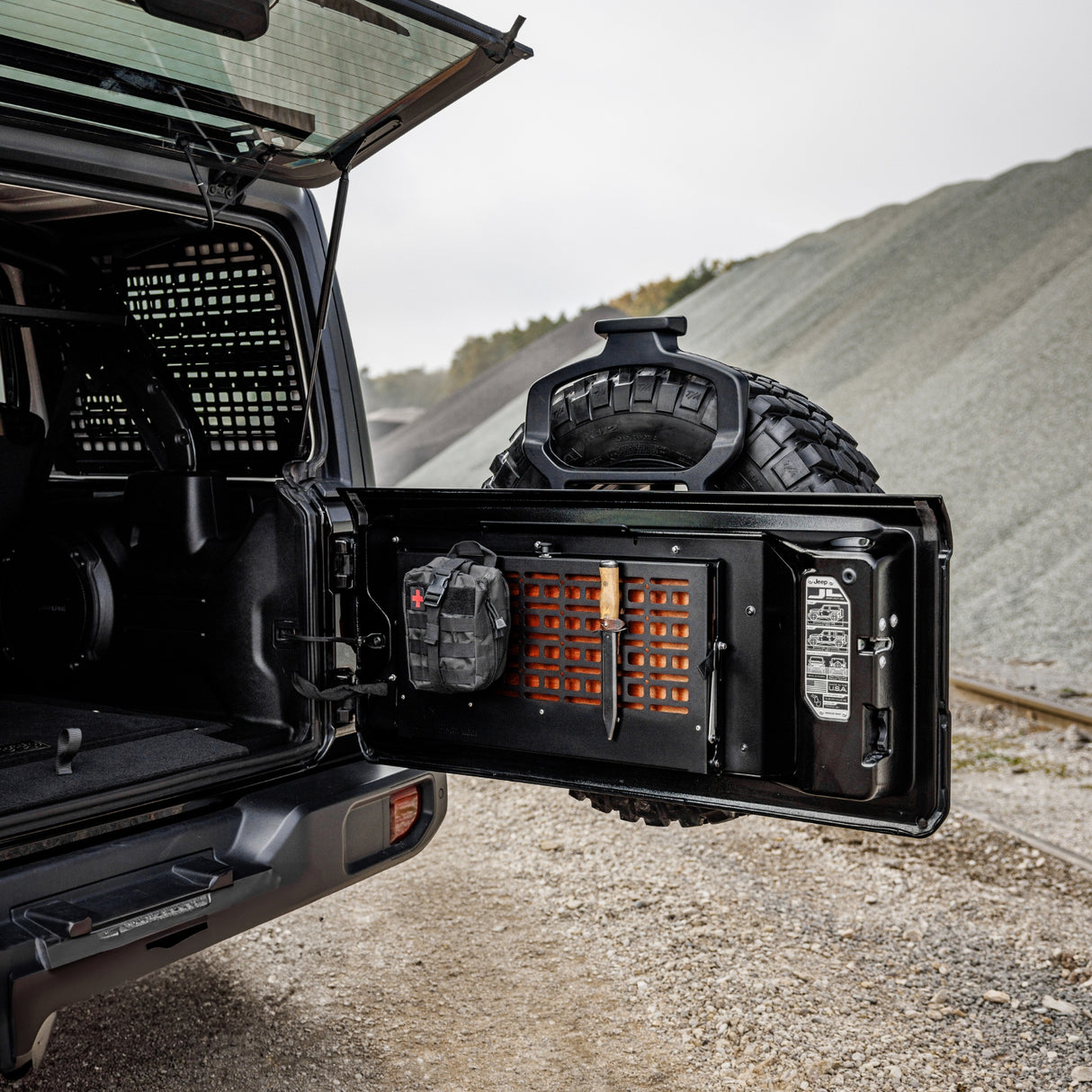 Drop Down Tailgate Table - Wrangler JL, JLU, JK, JKU