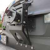 SET: License Plate Bracket (EU only) + Tire Carrier - LC120/GX470-7-Bison Gear