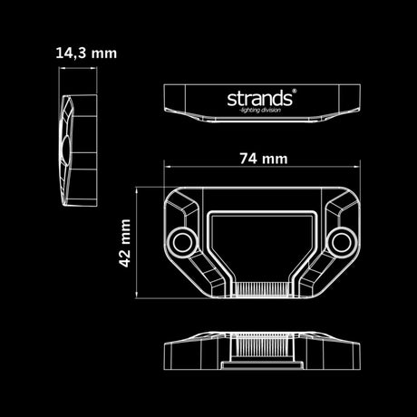 Unity Rock Light White-12-Bison Gear