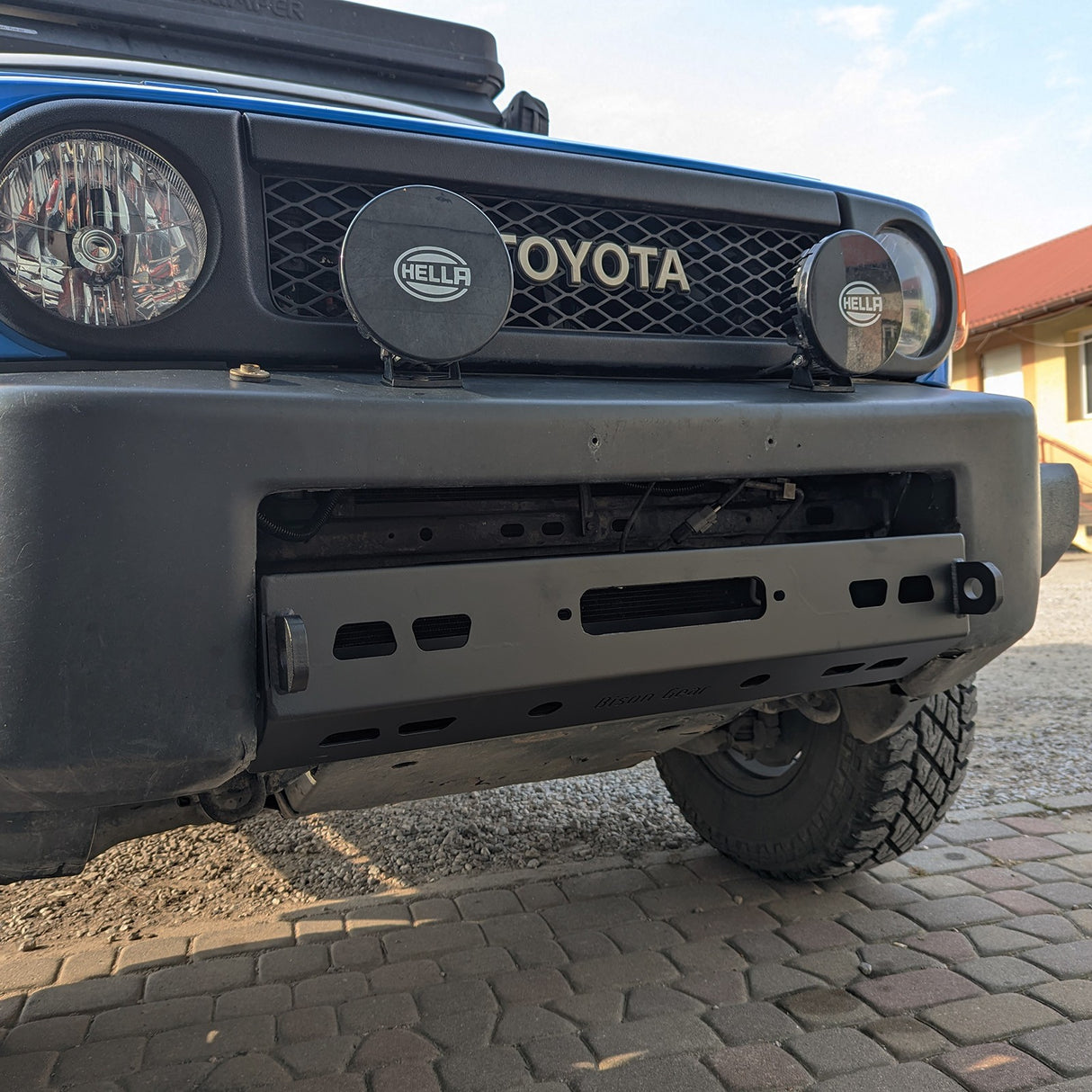 Winch Mount Bumper - FJ Cruiser-3-Bison Gear