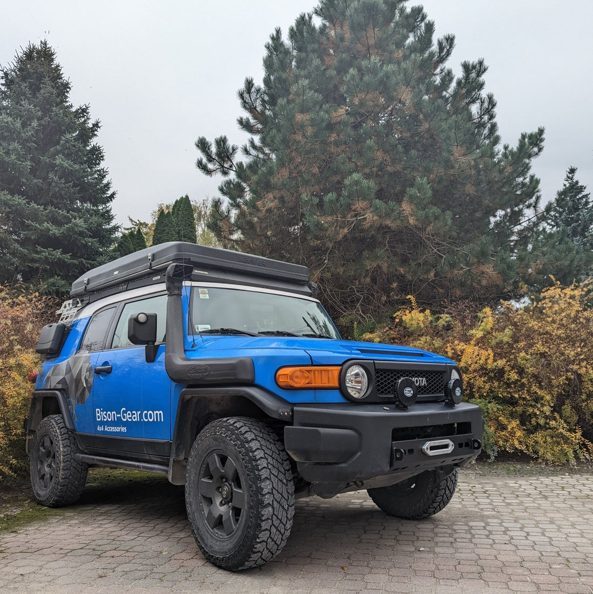Winch Mount Bumper - FJ Cruiser-7-Bison Gear