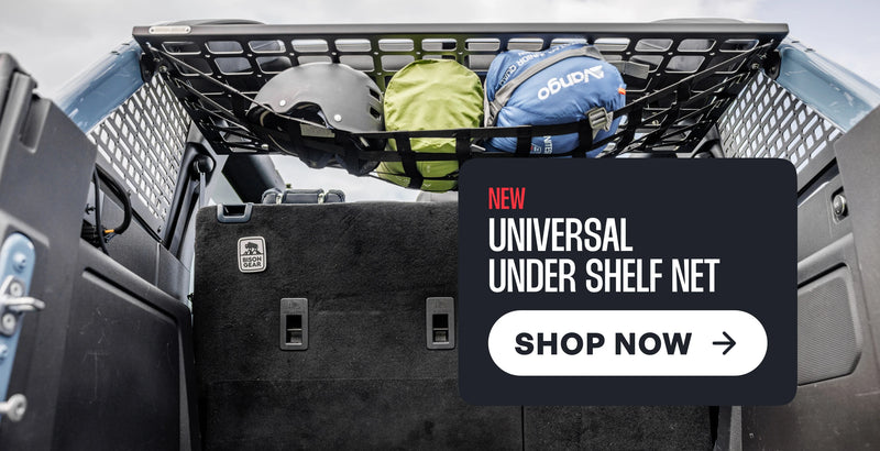 Shelf grid tile banner