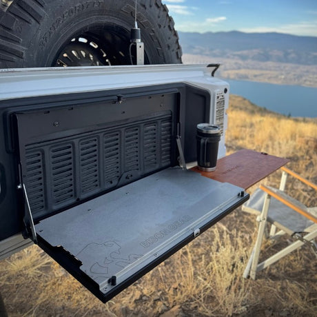 Drop Down Tailgate Table - JEEP Wrangler - Bison Gear
