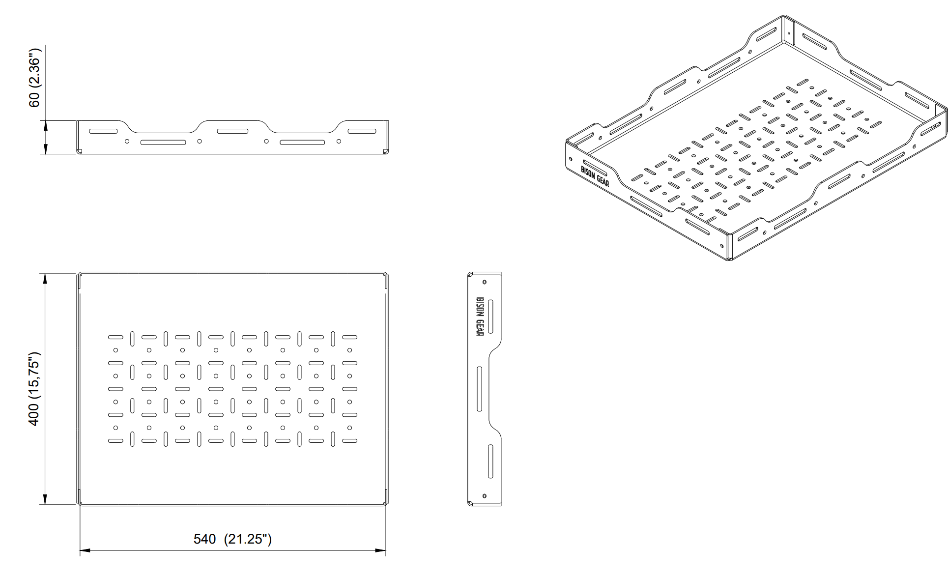 Platform dimensions